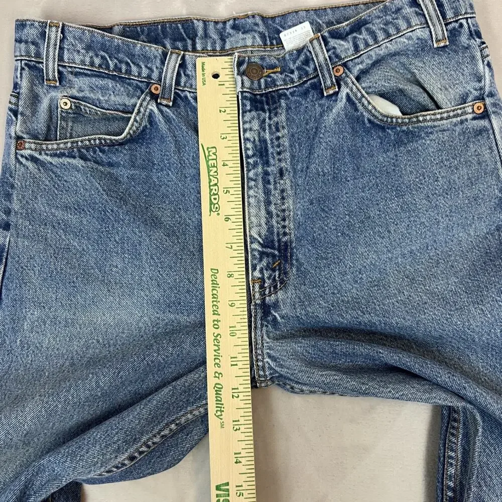 VTG Levis 505 Jeans Mens 35x33 Orange Tab Regular Fit‎ Straight Leg 90s Grunge
